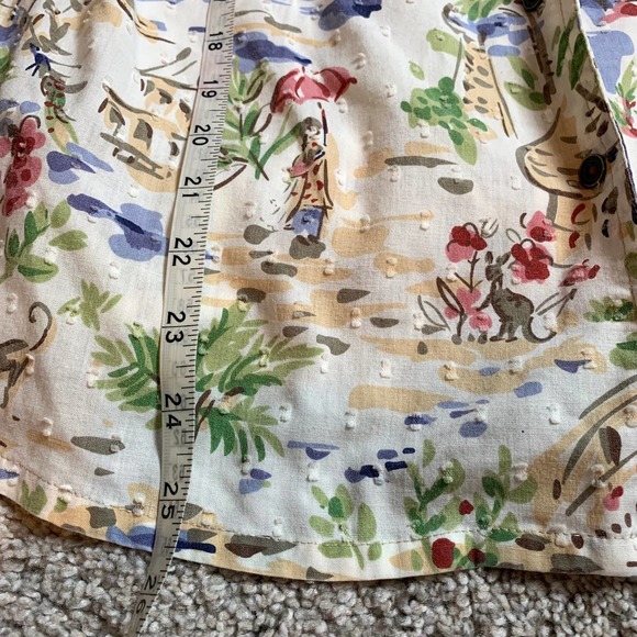 Vtg. 90s Asian Textured  Button Down by Allison Daley- 10 - Picture 10 of 11